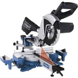 Scheppach 230V Sliding Mitre Saw Wood Alluminium Steel 2000W Ã254 Mm Hm110Mp